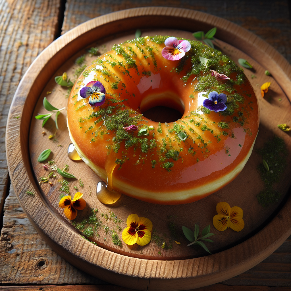 Spring Harvest Blossom Doughnut